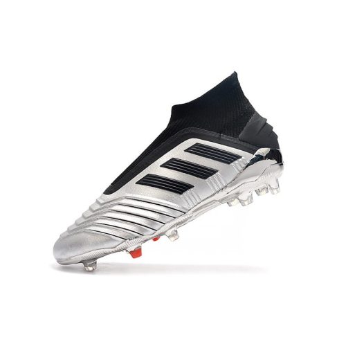 adidas Predator 19+ FG Zapatos - Plata Negro_8.jpg